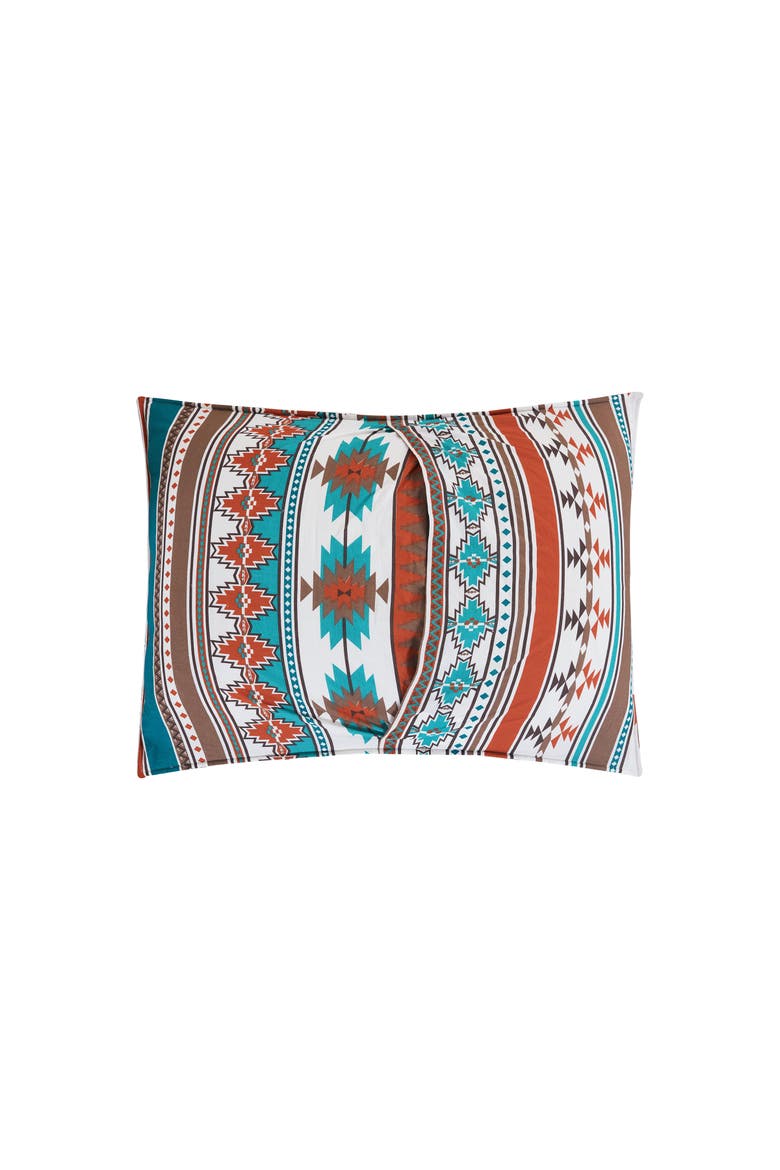 Aqua Valley Cotton Quilt Set  - Reversible and Machine Washable, Alternate, color, Orange