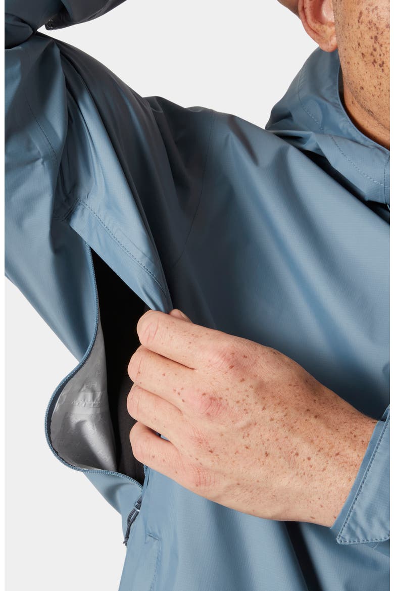 Loke 2.0 Waterproof Packable Jacket, Alternate, color, WASHED NAVY