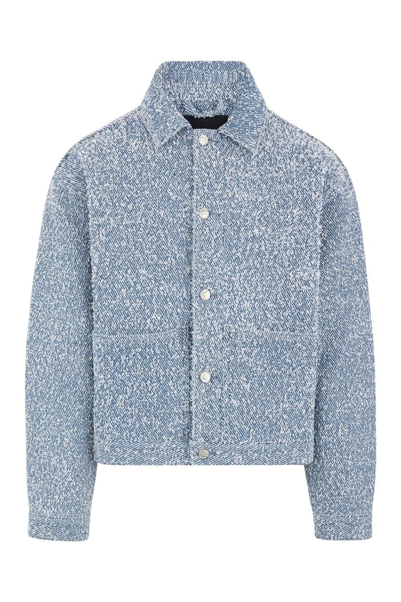Damien Boucle Jacket with Back Pleat, Alternate, color, Blue