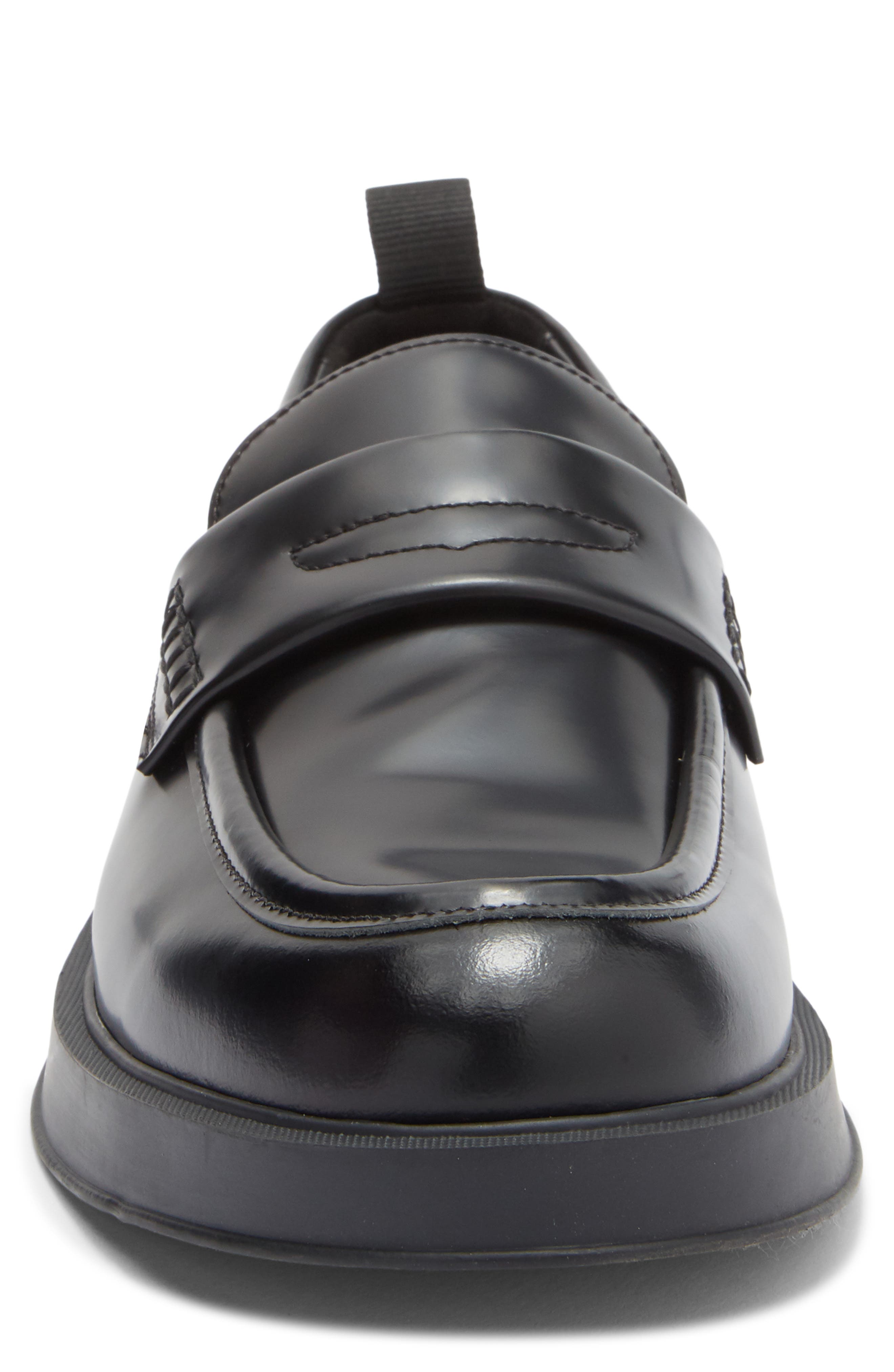 BOSS Lenner Penny Loafer, Alternate, color, Black