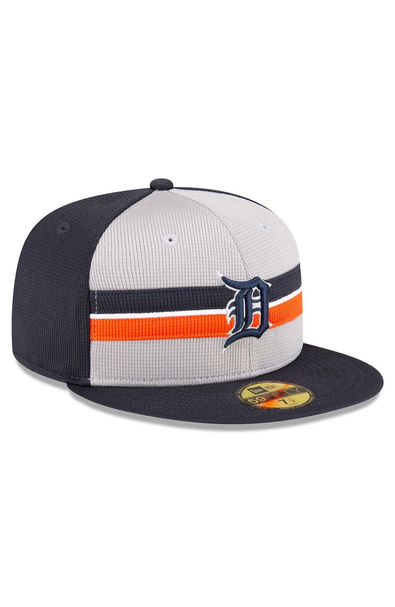 New Era Men's New Era Gray Detroit Tigers 2024 Batting Practice 59FIFTY Fitted Hat, Alternate, color, Gray