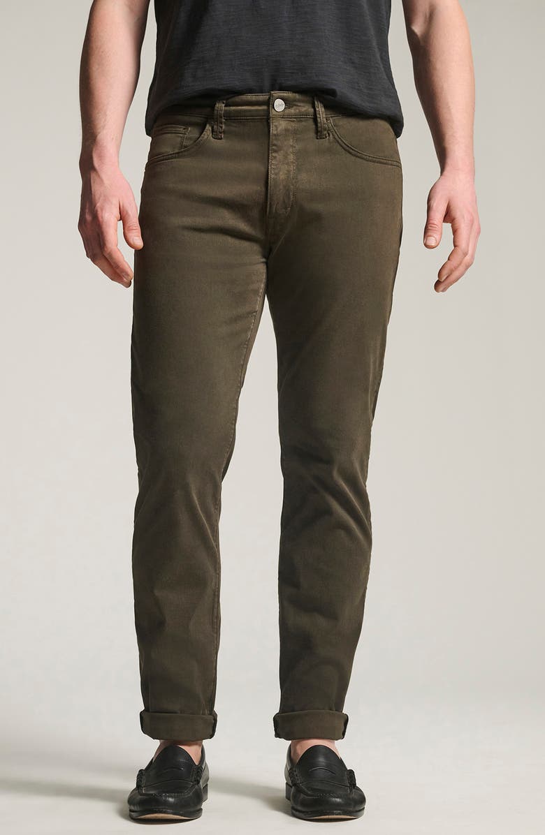 34 Heritage Courage Straight Leg Twill Pants, Main, color, Cactus Green Twill