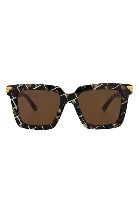 53mm Square Sunglasses