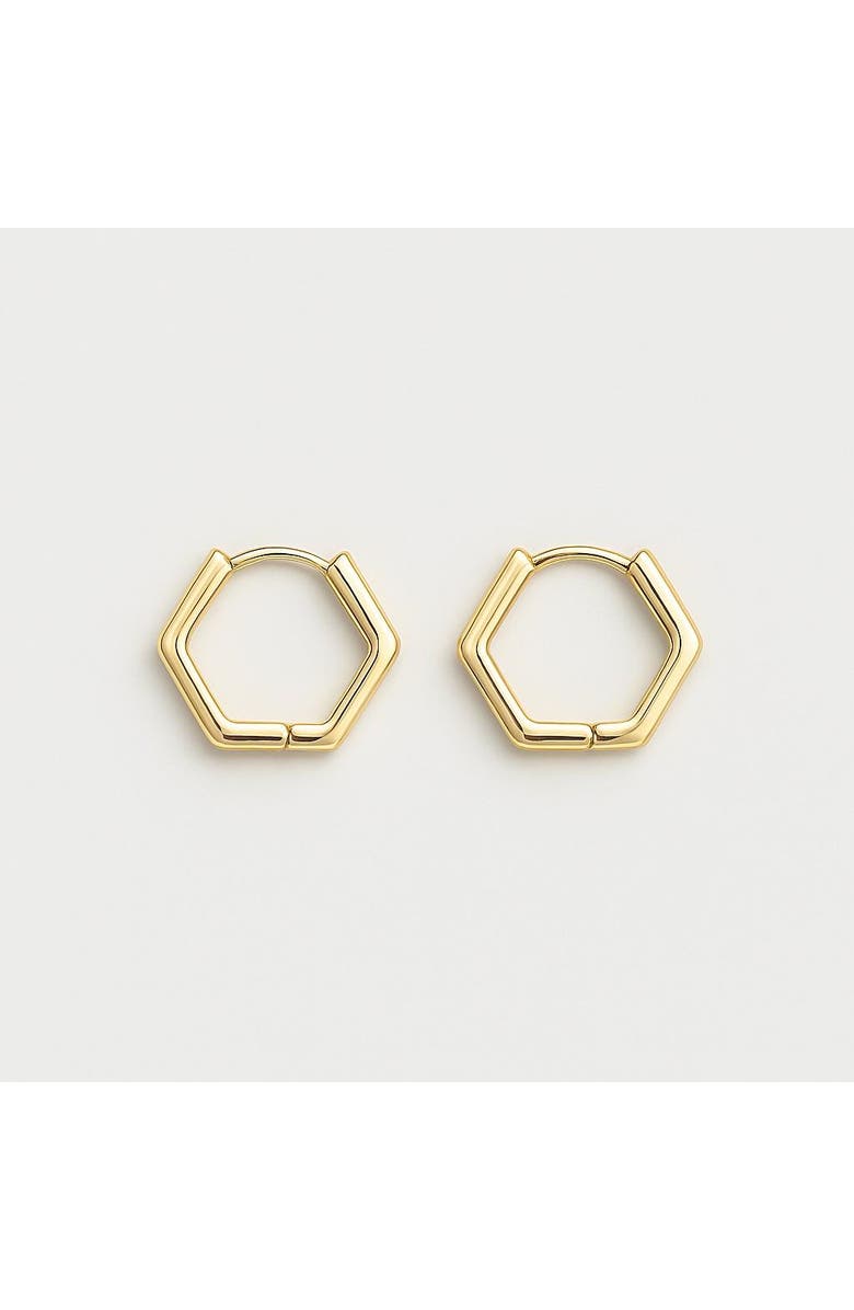 Ivy & Pearl Co. The Wentworth Petite Hoops, Main, color, Gold