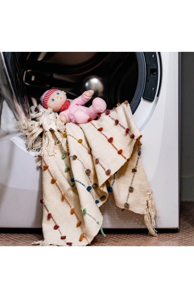 HABA Doll Snug Up Luisa 8" My First Baby Doll, Machine Washable & Safe for Birth & Up, Newborn Toys for Baby Shower Gifts, Alternate, color, Pink Multi