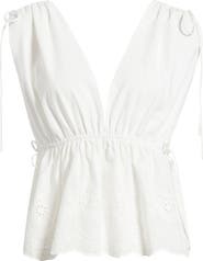 WAYF x Hannah Lovey Porter Goldie Cotton Eyelet Top