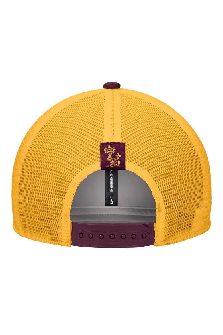 Men's Nike Maroon Minnesota Golden Gophers Vintage Arch Rise Performance Trucker Adjustable Hat, Alternate, color, Maroon