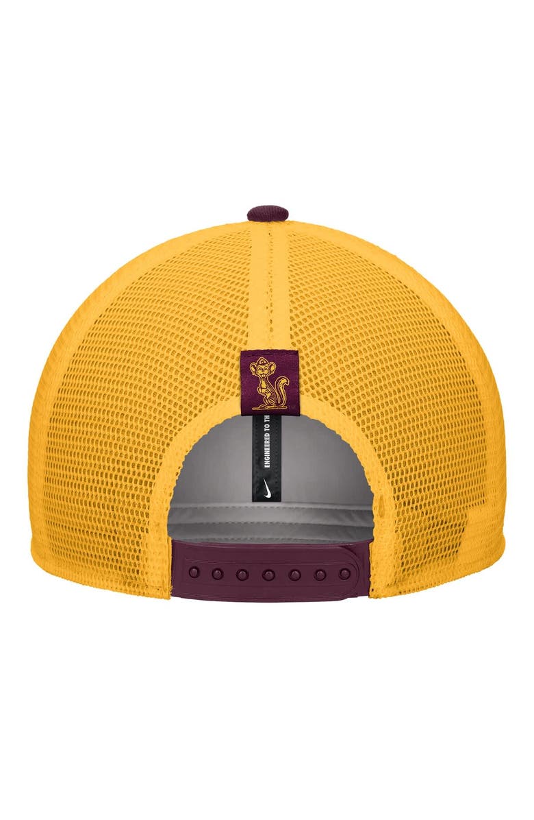 Nike Men's Nike Maroon Minnesota Golden Gophers Vintage Arch Rise Performance Trucker Adjustable Hat, Alternate, color, Maroon