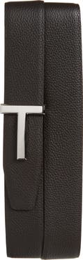 TOM FORD T Icon Reversible Soft Grain Leather Belt