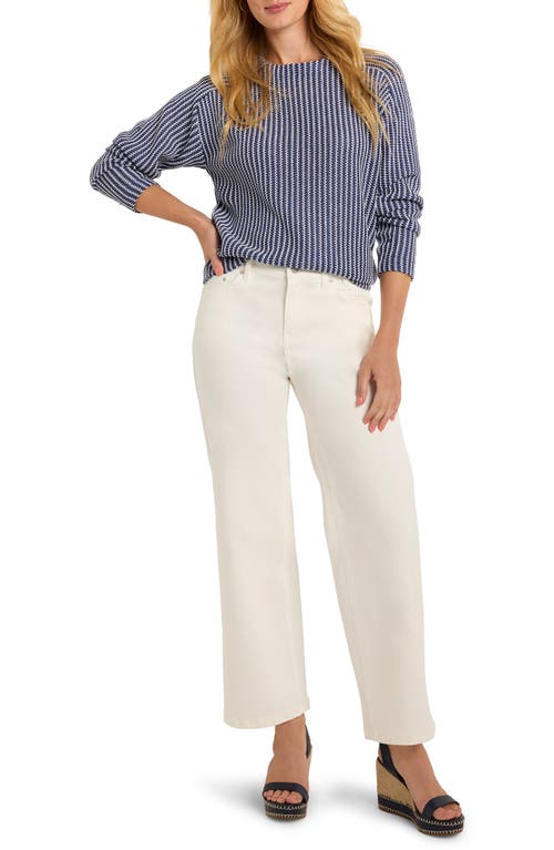 Nic + Zoe Nic+zoe Forward Seam Weekend Jeans In Paper White In Paper White