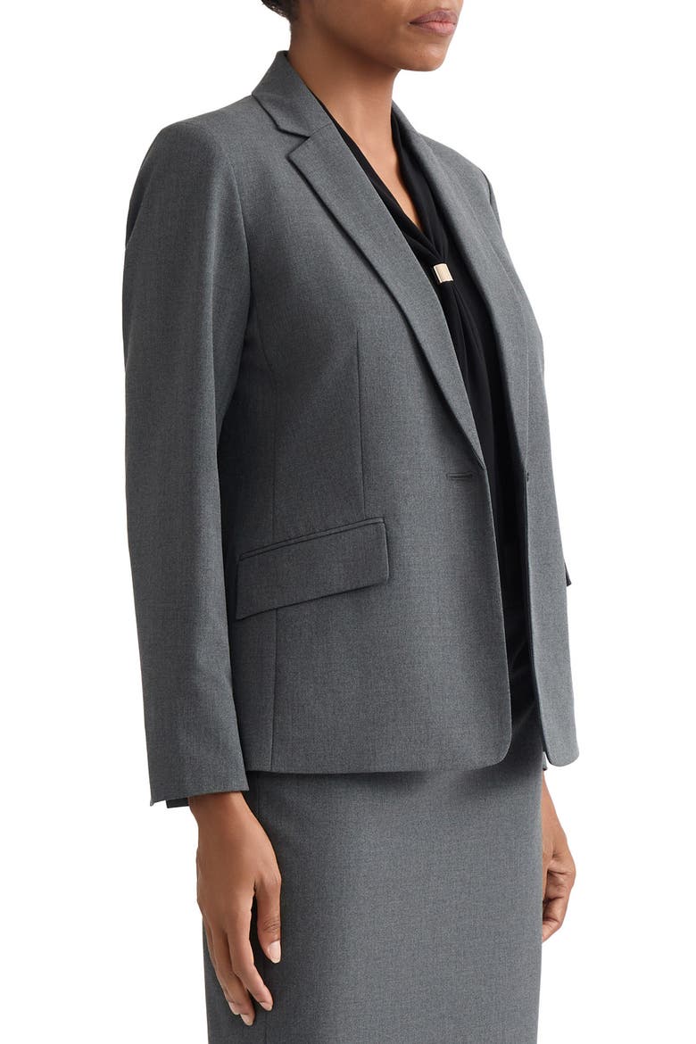 One-Button Jacket, Alternate, color, MODERN CHARCOAL