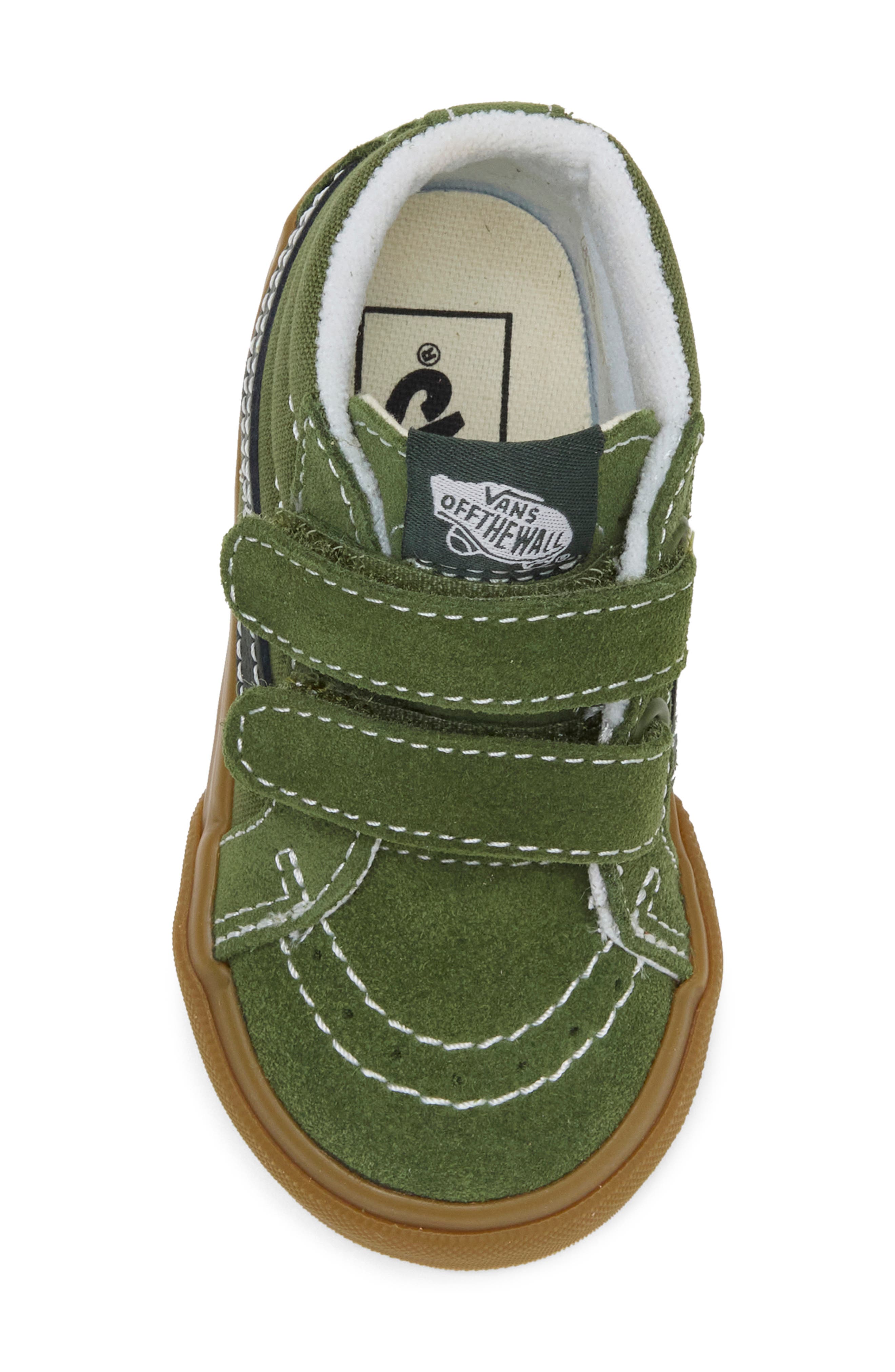 Kids' SK8-Mid Reissue V Sneaker, Alternate, color, GREEN BALSAM