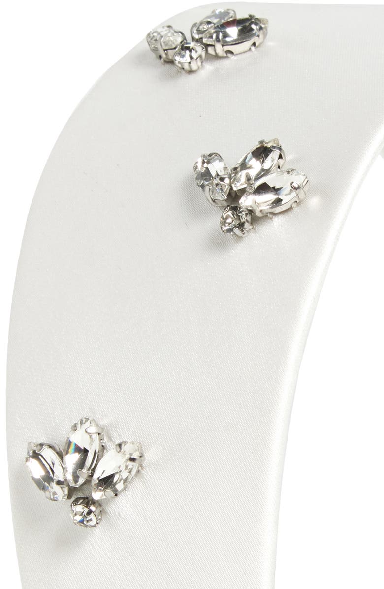 Lele Sadoughi Brigitte Vine Embellished Headband, Alternate, color, Ivory