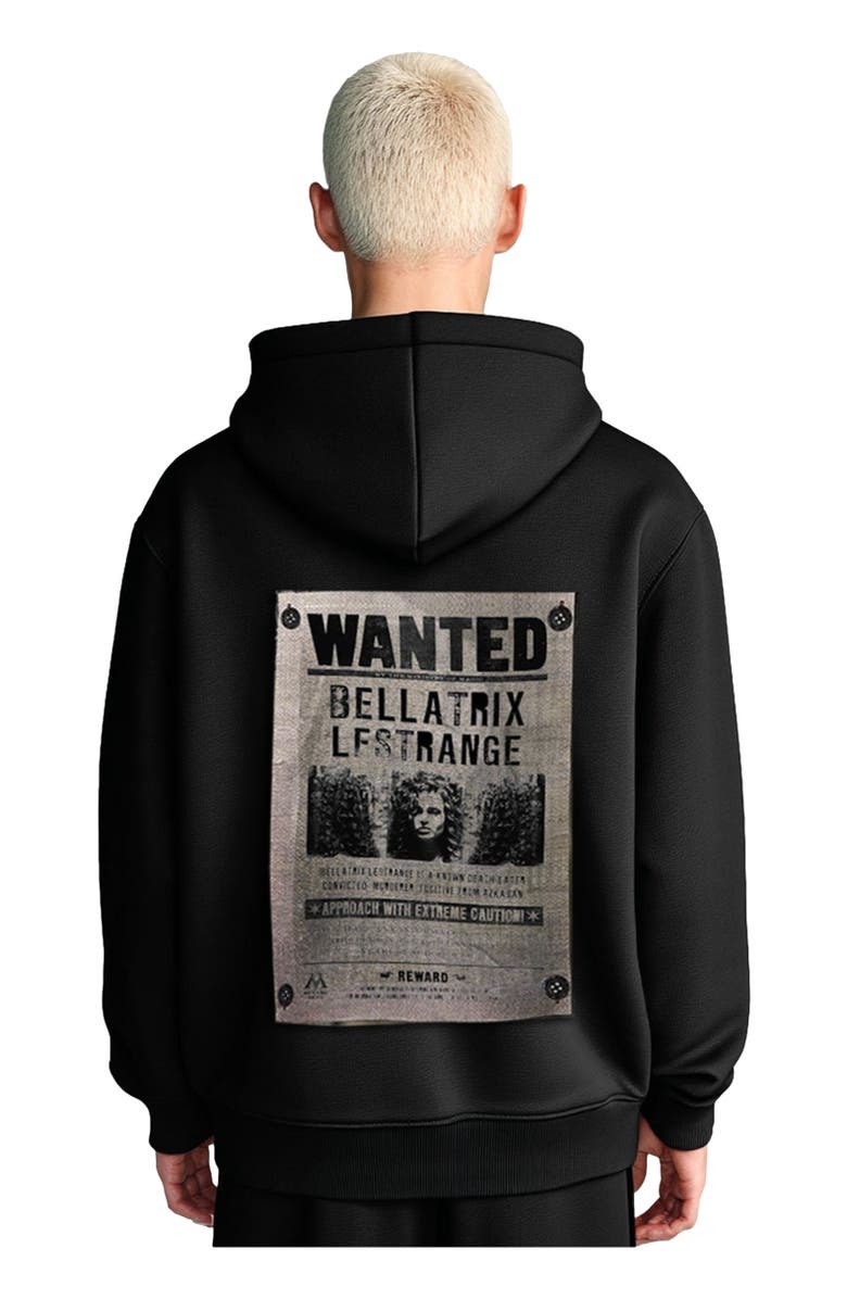 Blvck Harry Potter x Blvck 'Bellatrix Wanted' Hoodie, Alternate, color, Black
