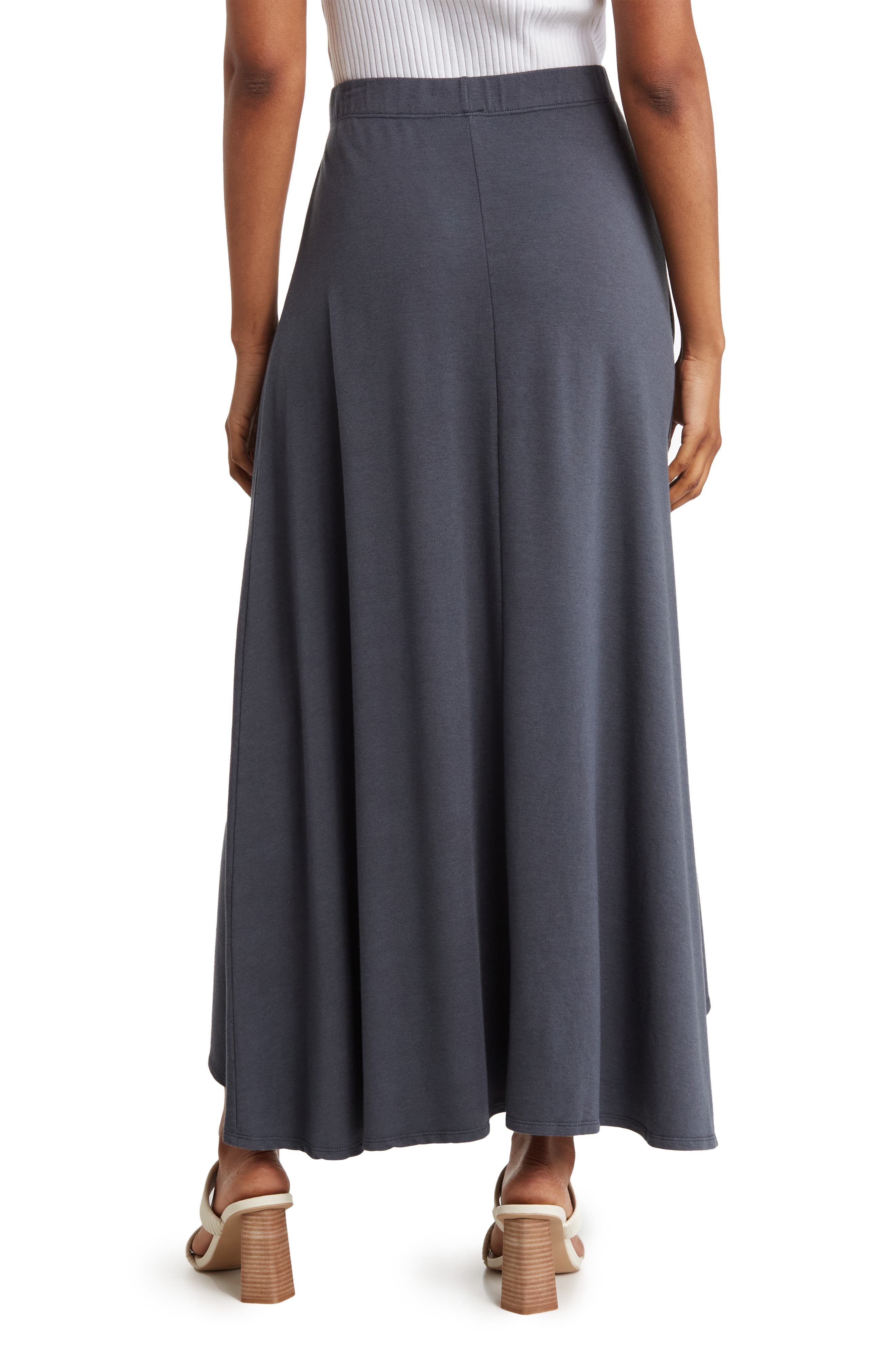 Asymmetric High-Low Skirt - image 2