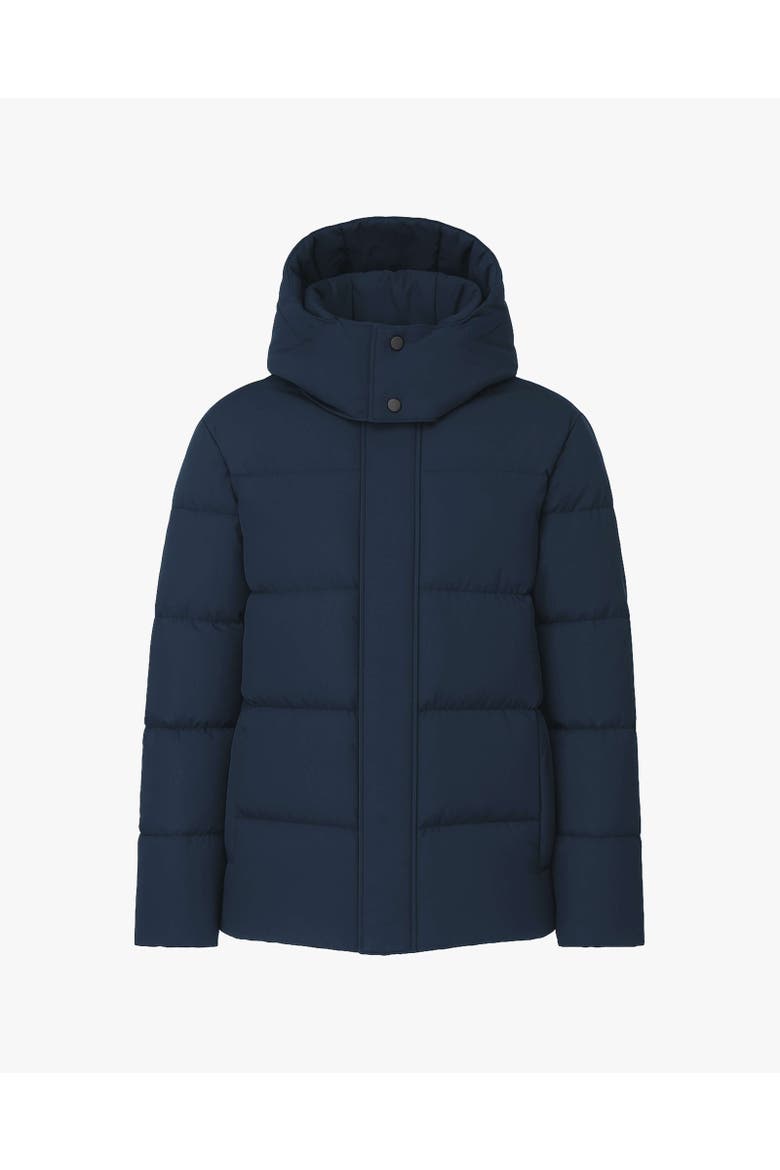 PAIGE | Hooded Down Winter Jacket, Main, color, True Navy