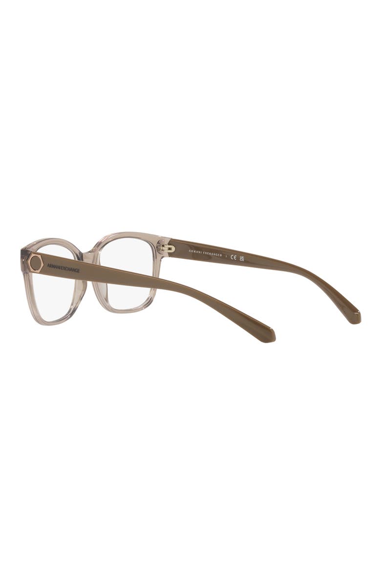 53mm Rectangular Sunglasses, Alternate, color, GREY