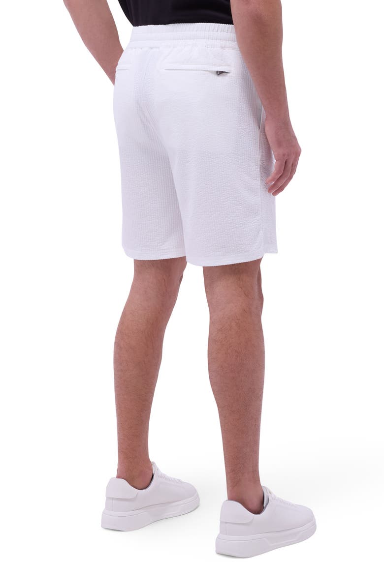 Bugatchi Cotton Blend Seersucker Shorts, Alternate, color, 