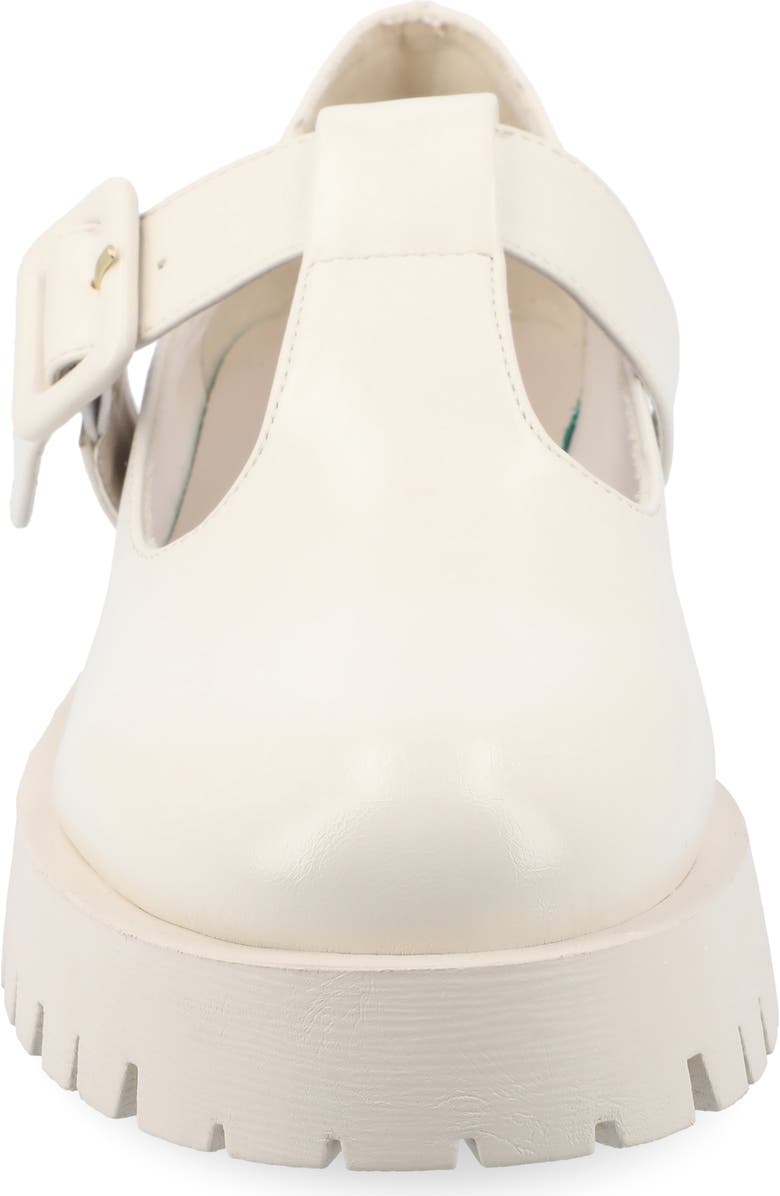 Journee Collection Suvi Mary Jane Loafer, Alternate, color, Bone