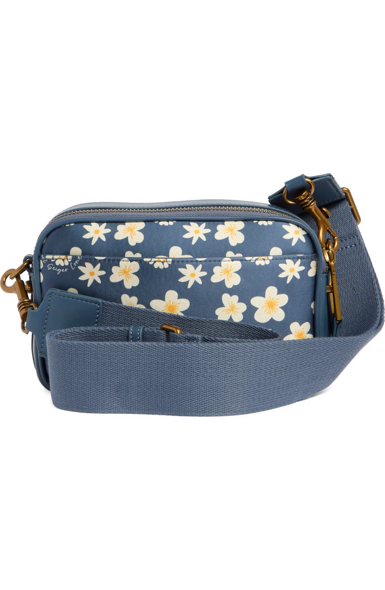 Kurt Geiger London Kensington Daisy Twill Camera Bag, Alternate, color, Blue Pale