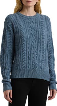 Lauren Ralph Lauren Wool & Cashmere Cable Knit Sweater