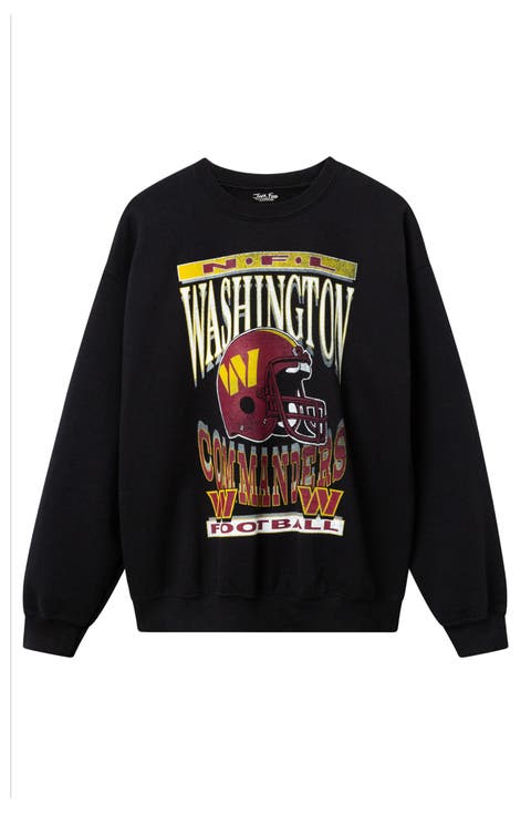 Washington Commanders Helmet Flea Market Crewneck Sweatshirt
