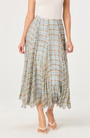 ASTR the Label Fiori Plaid Skirt