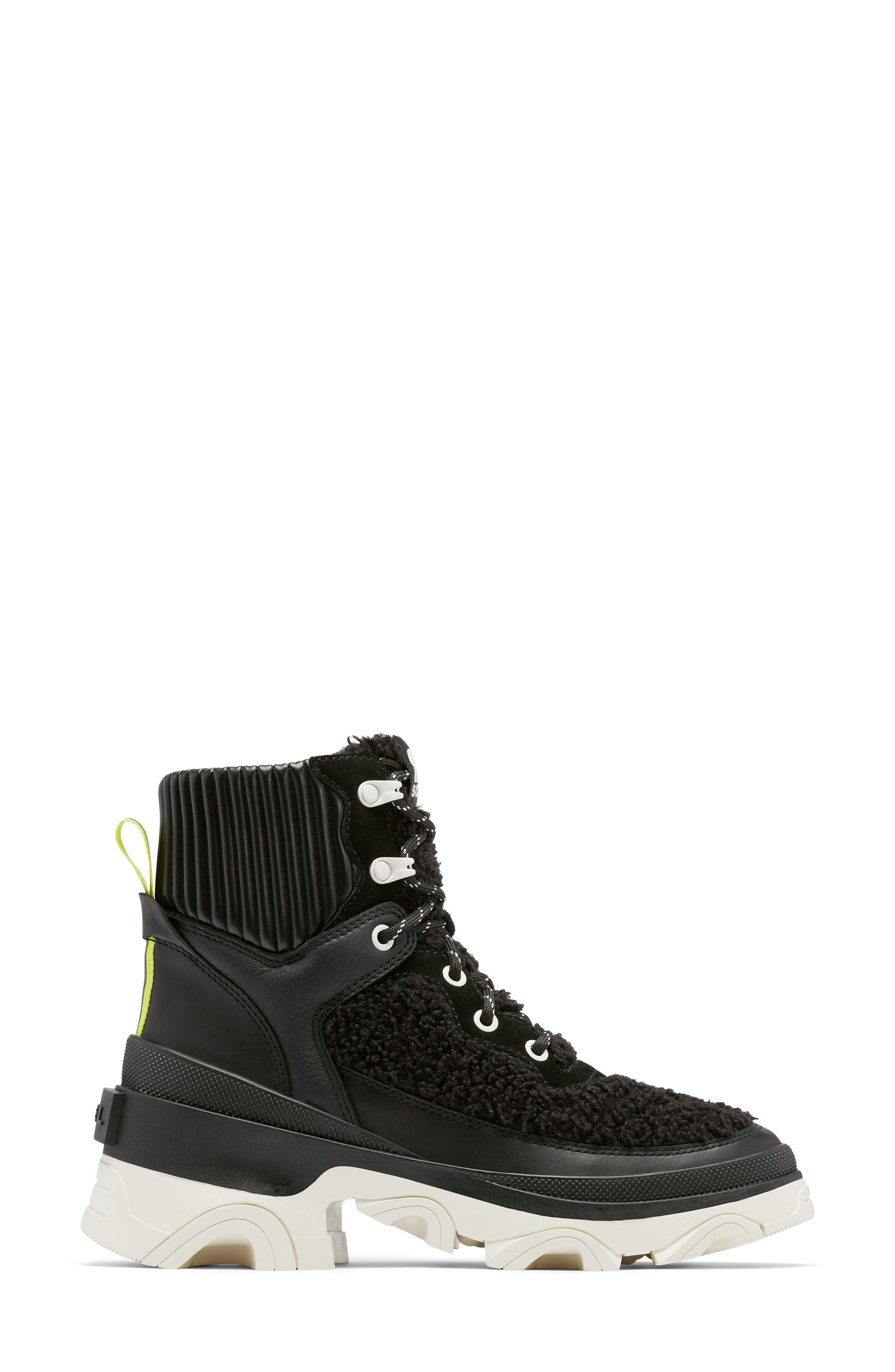 SOREL Brex<sup>™</sup> Faux Shearling Lace-Up Boot, Alternate, color, 