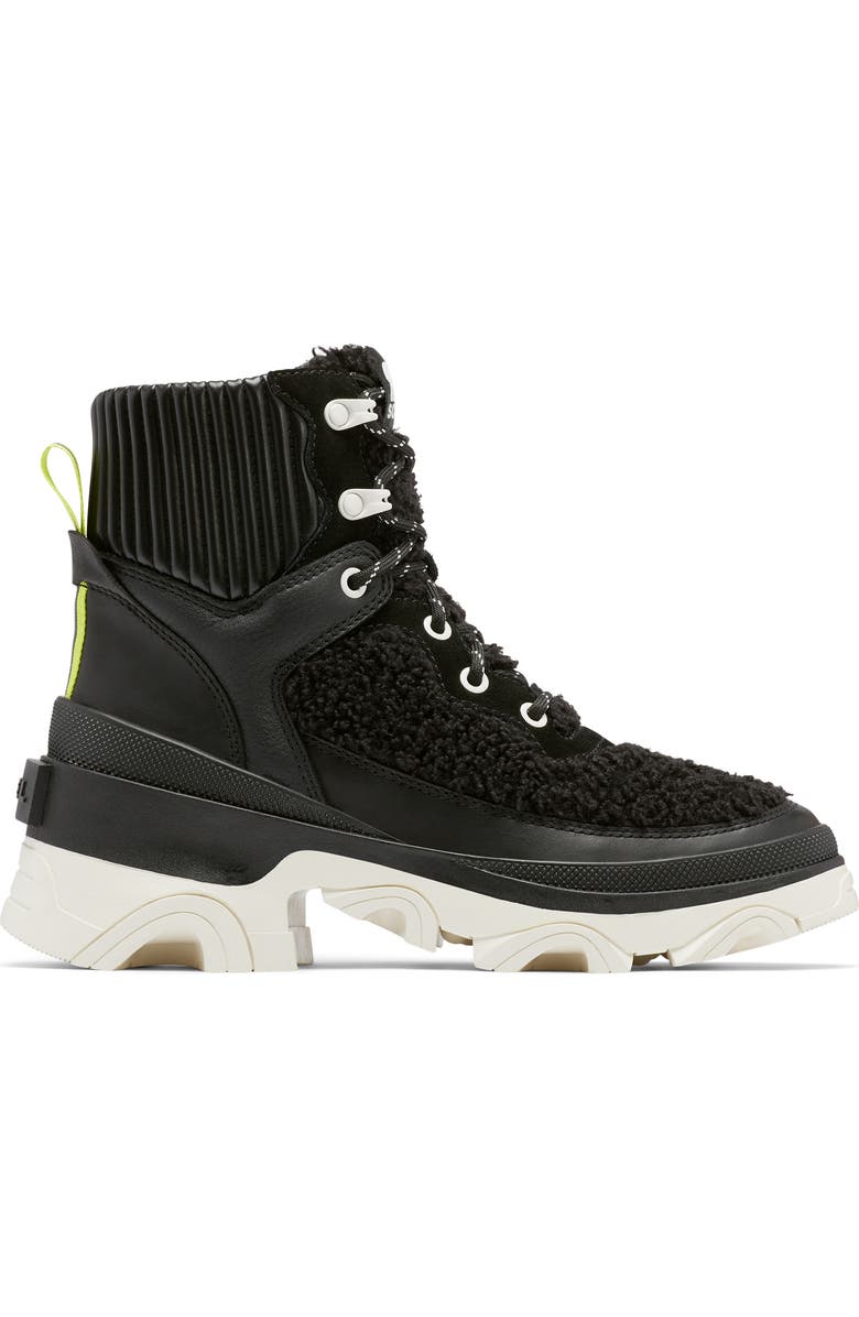 SOREL Brex<sup>™</sup> Faux Shearling Lace-Up Boot, Alternate, color,