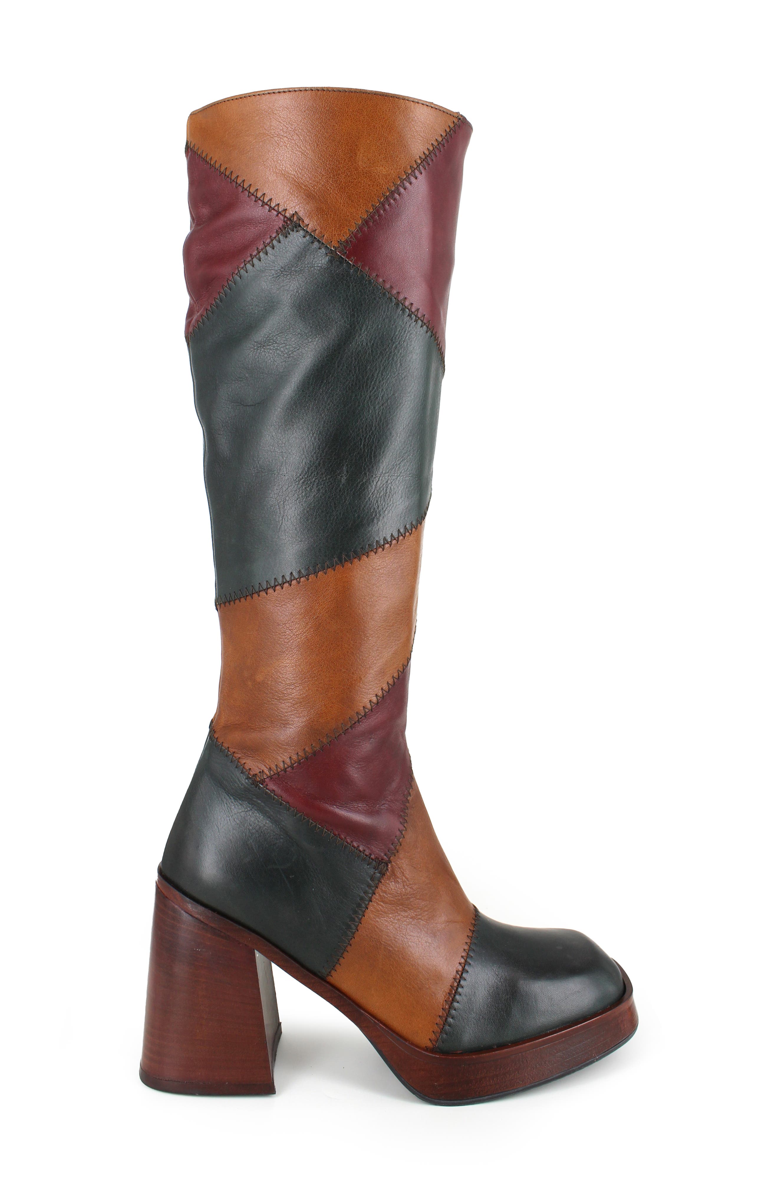 Leilani Knee High Boot, Alternate, color, BROWN