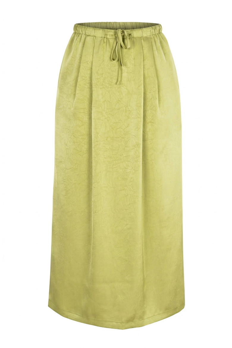 Midi Skirt, Alternate, color, Chartreuse