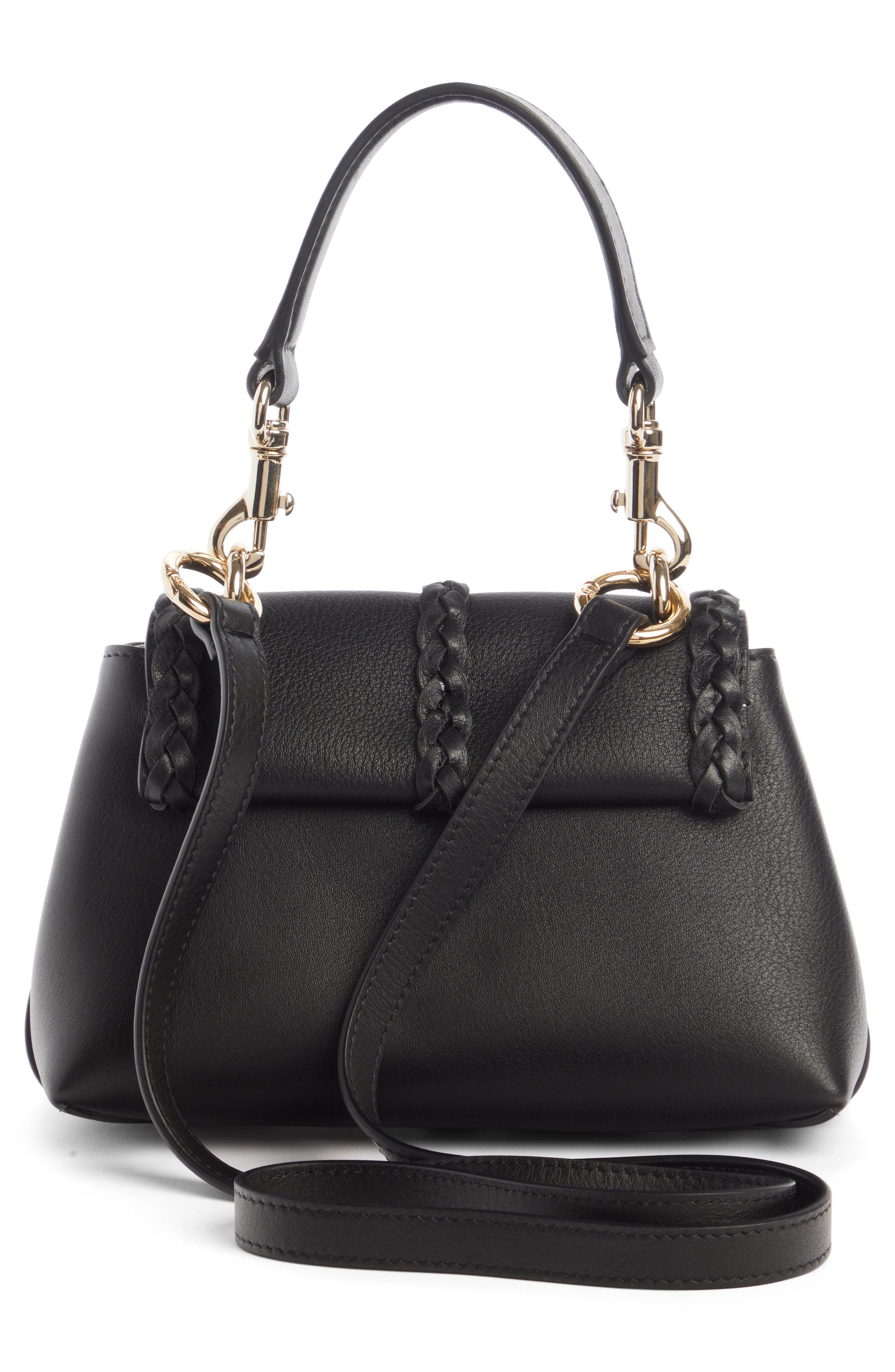 Chloé Mini Penelope Leather Crossbody Satchel, Alternate, color, 