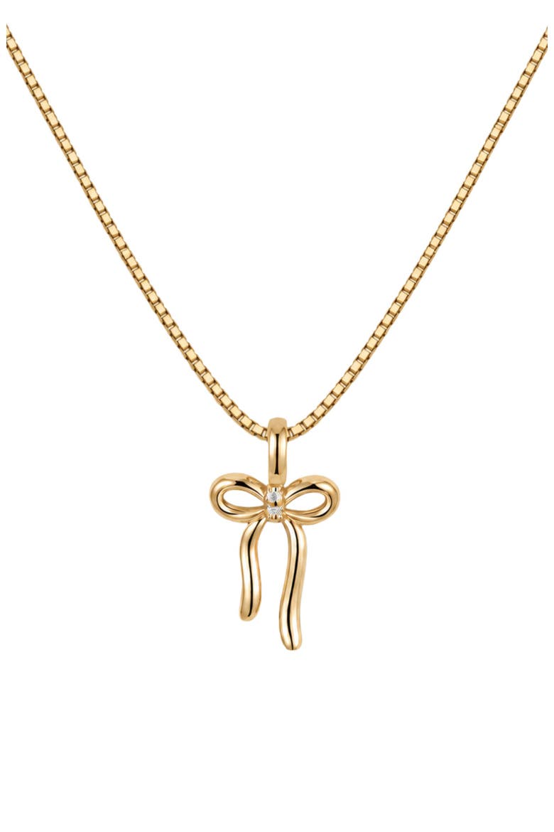Coquete Box Chain Necklace, Main, color, Gold Vermeil