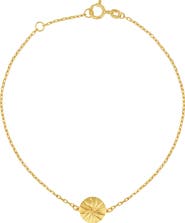 Bony Levy 14K Gold Starburst Charm Bracelet