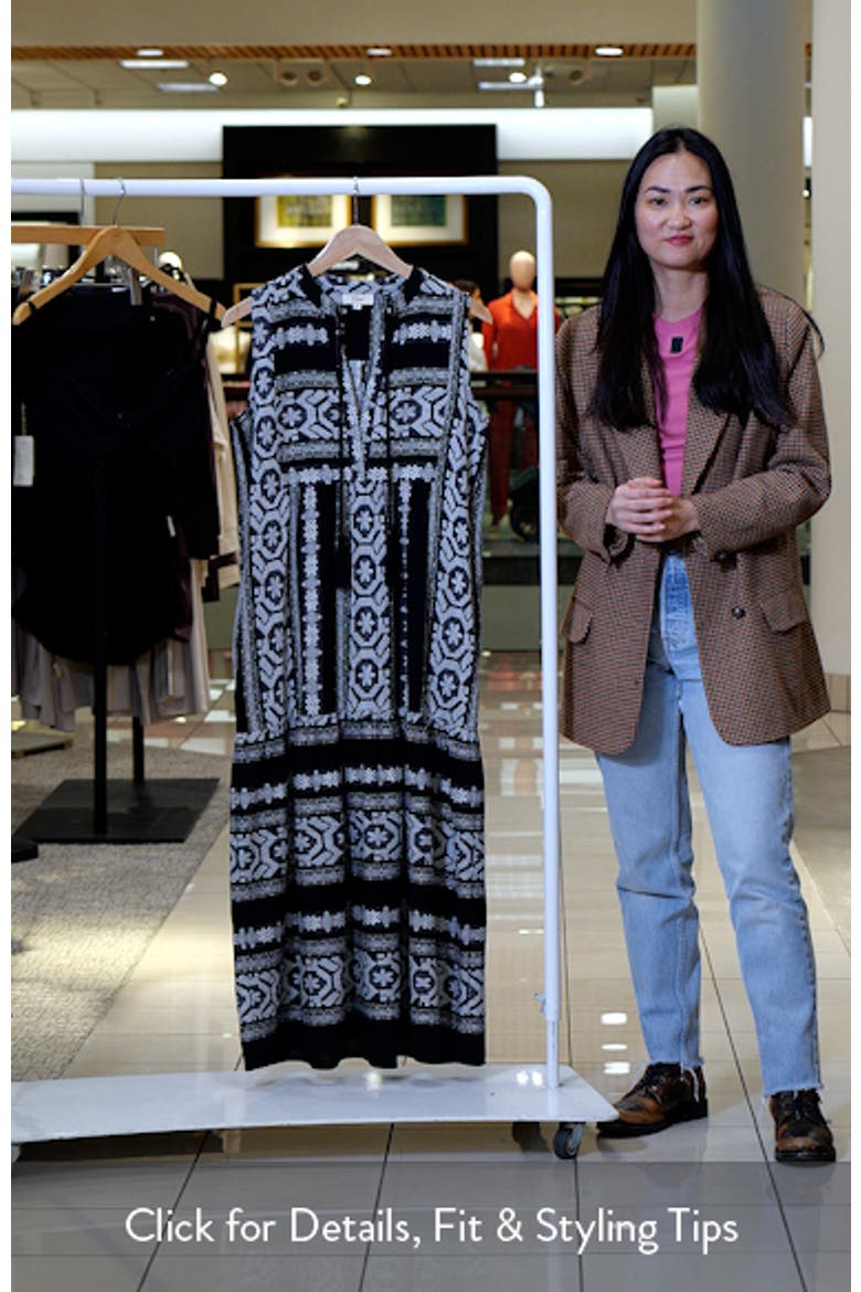 Sleeveless Cotton Cover-Up Midi Dress video