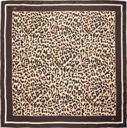 Valentino Garavani Leopard Print Silk Square Scarf