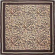 Valentino Garavani Leopard Print Silk Square Scarf