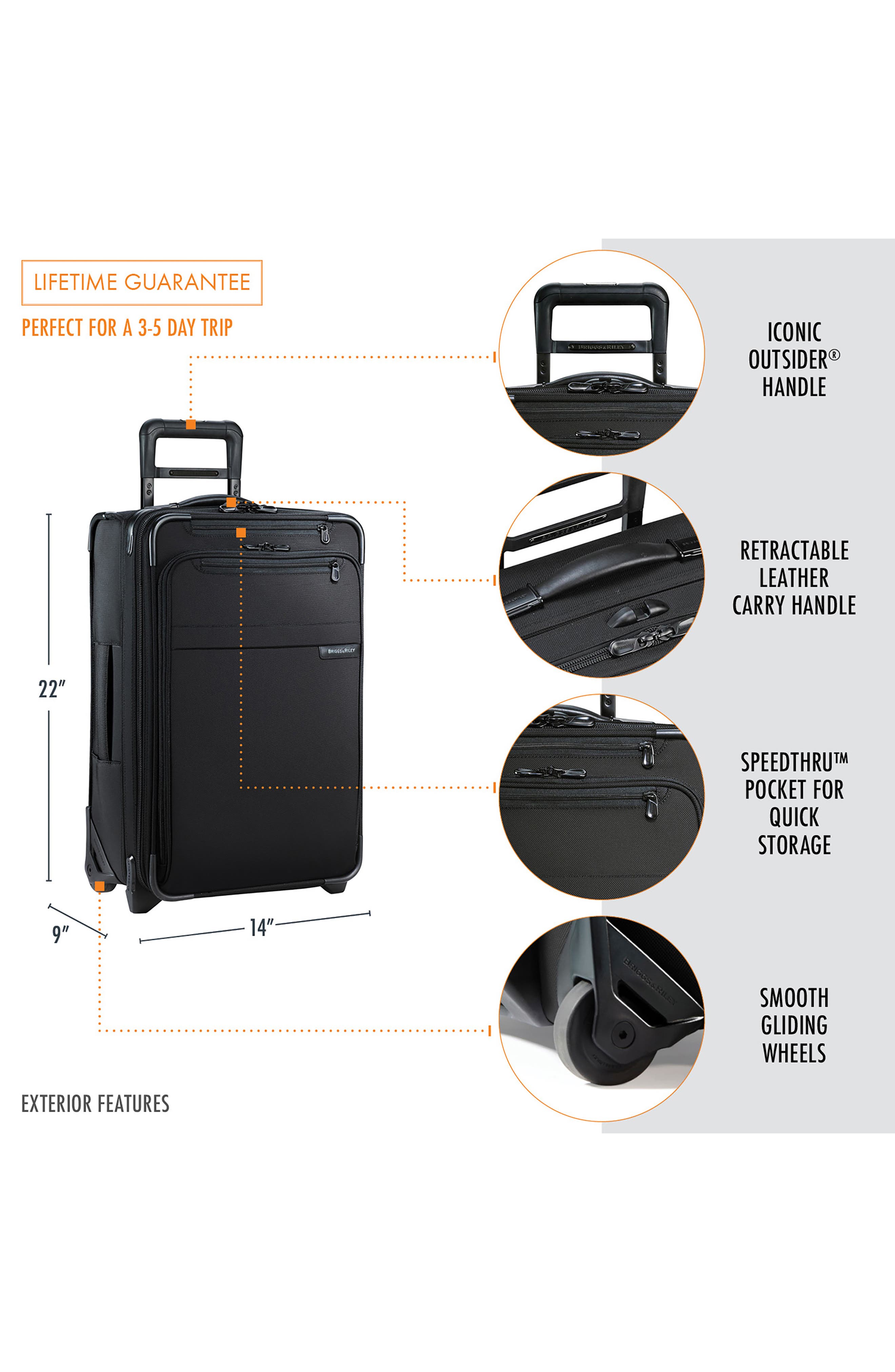 Briggs & Riley Baseline 22-Inch Expandable Wheeled Carry-On, Alternate, color, 