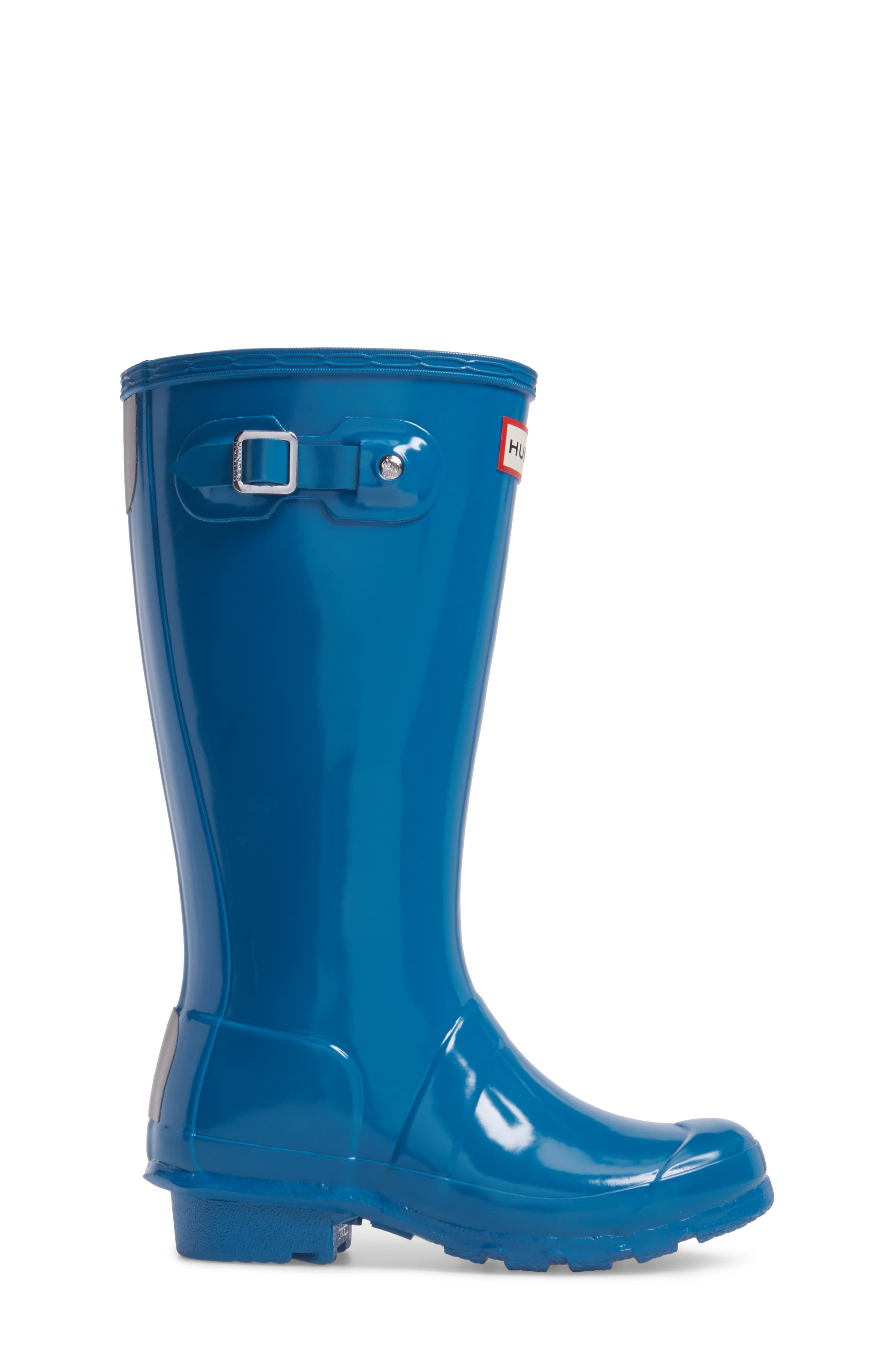Kids' Original Gloss Waterproof Rain Boot, Alternate, color, OCEAN BLUE