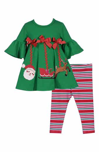 Bonnie Jean Kids' Dangling Ornaments Tunic & Leggings Set