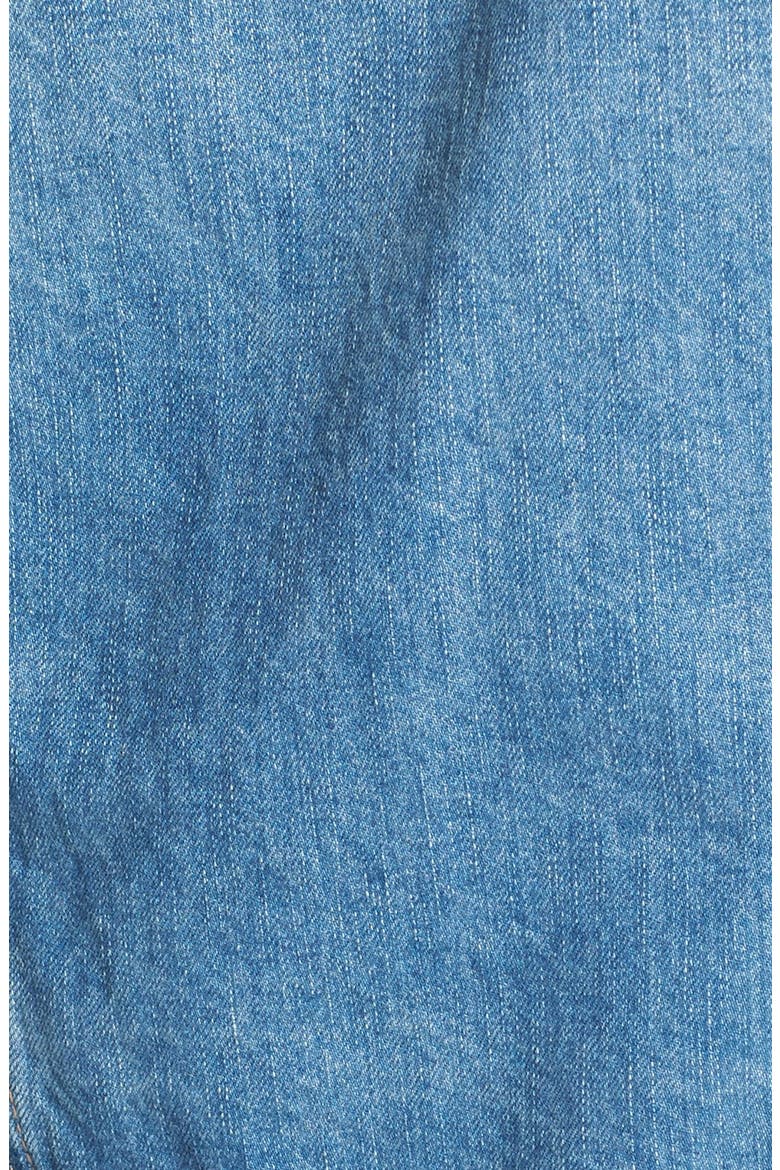 Mixed Media Denim Jacket, Alternate, color, RIPPED OFF