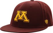 TOP OF THE WORLD Men's Top of the World Maroon Minnesota Golden Gophers Team Color Fitted Hat