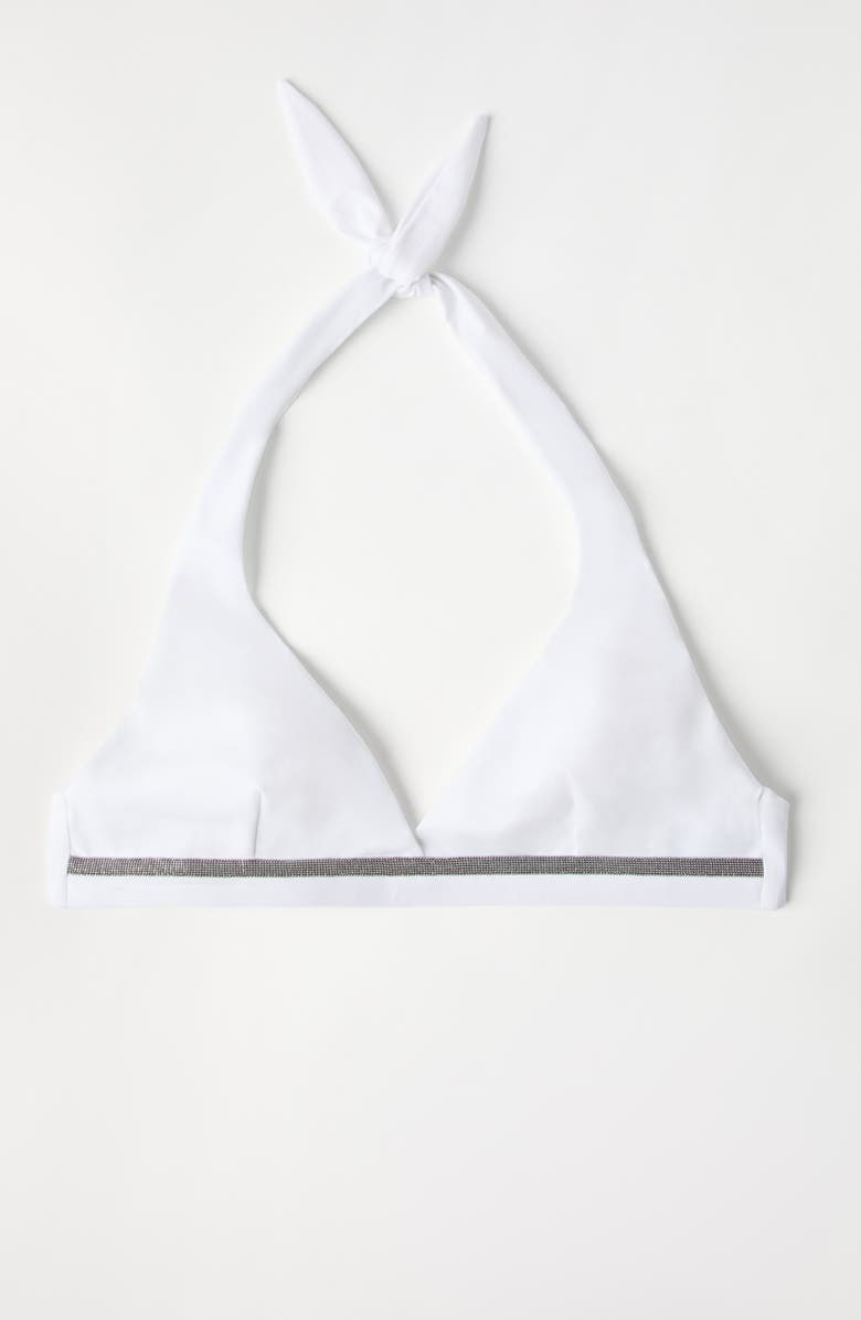 Brunello Cucinelli Bikini top with monili, Alternate, color, 