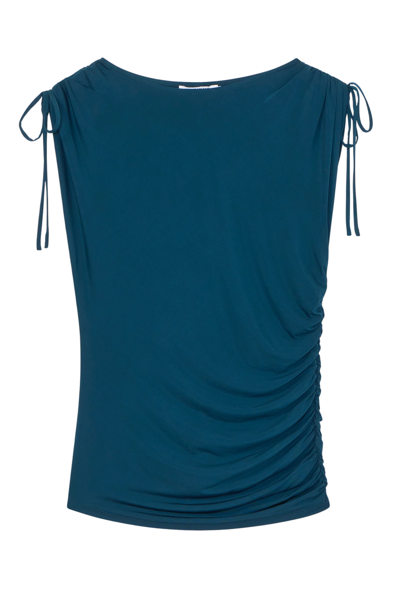 Dotty Light Jersey Top, Alternate, color, Moroccan Blue