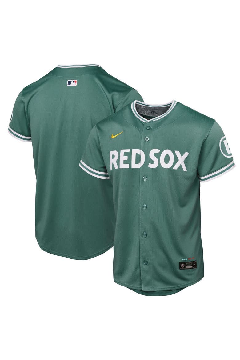 Youth Nike  Green Boston Red Sox 2025 City Connect Limited Jersey, Alternate, color, Green