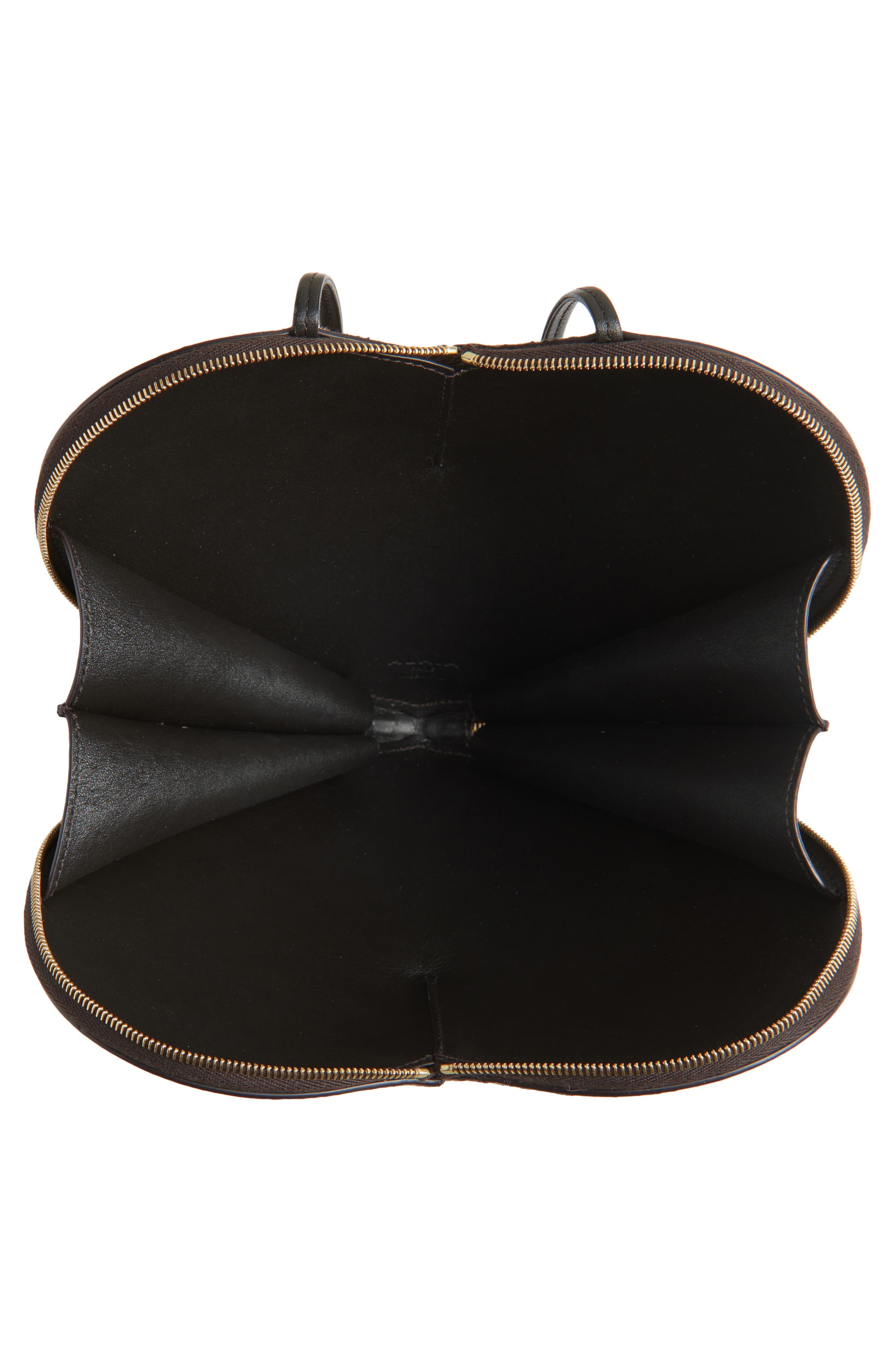 Alaïa Small Le Teckel Leather East/West Shoulder Bag, Alternate, color, 