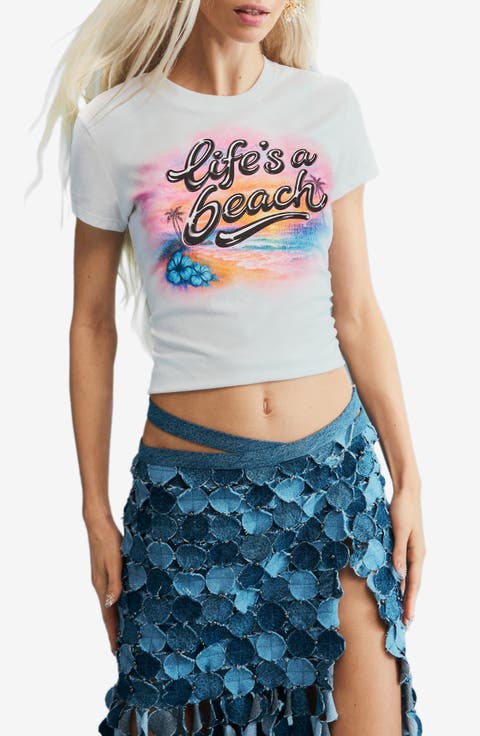 Graphic Cotton Baby Tee