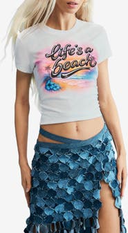 Desigual Graphic Cotton Baby Tee