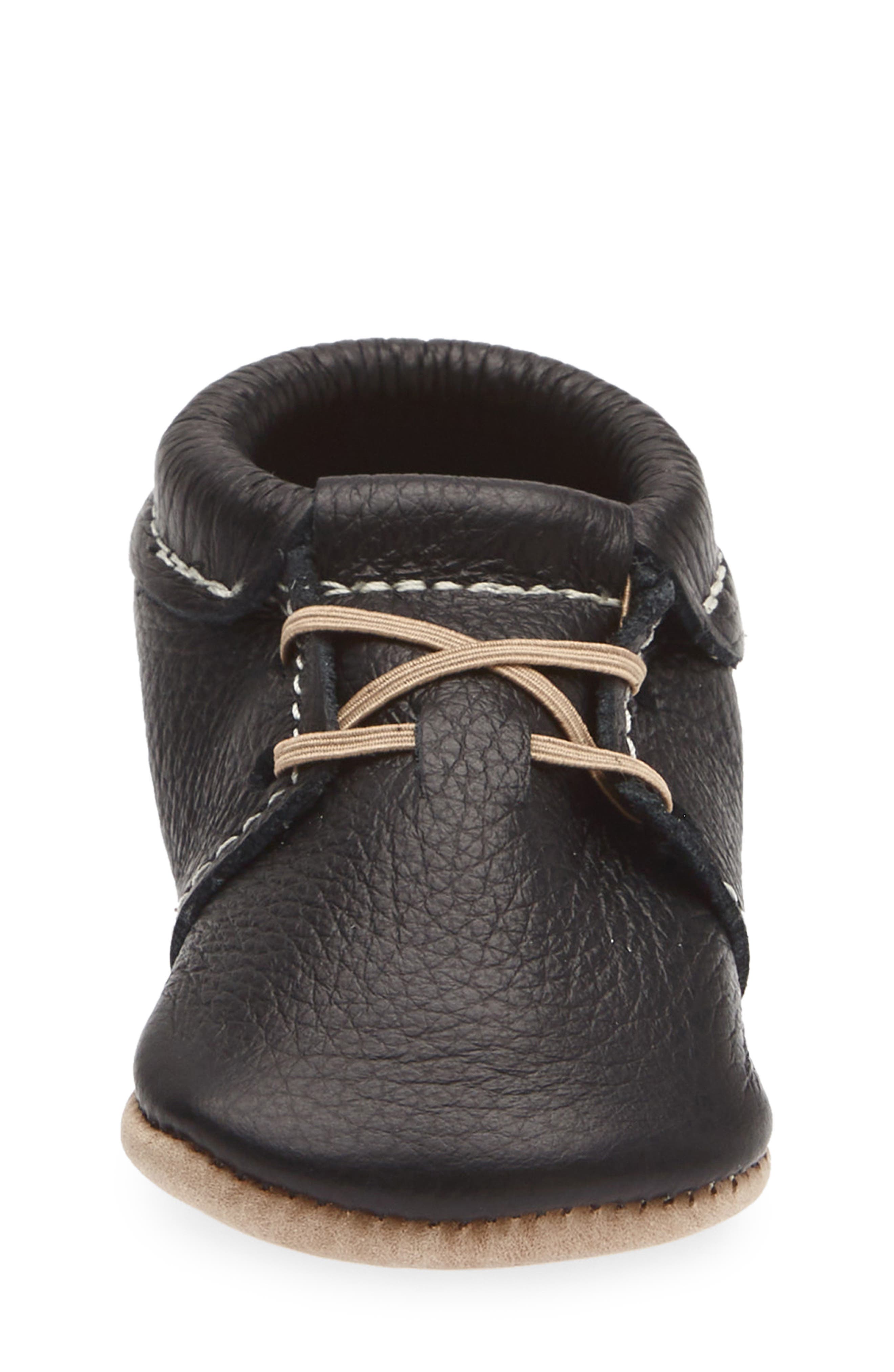 Kids' Leather Oxford Shoe, Alternate, color, EBONY