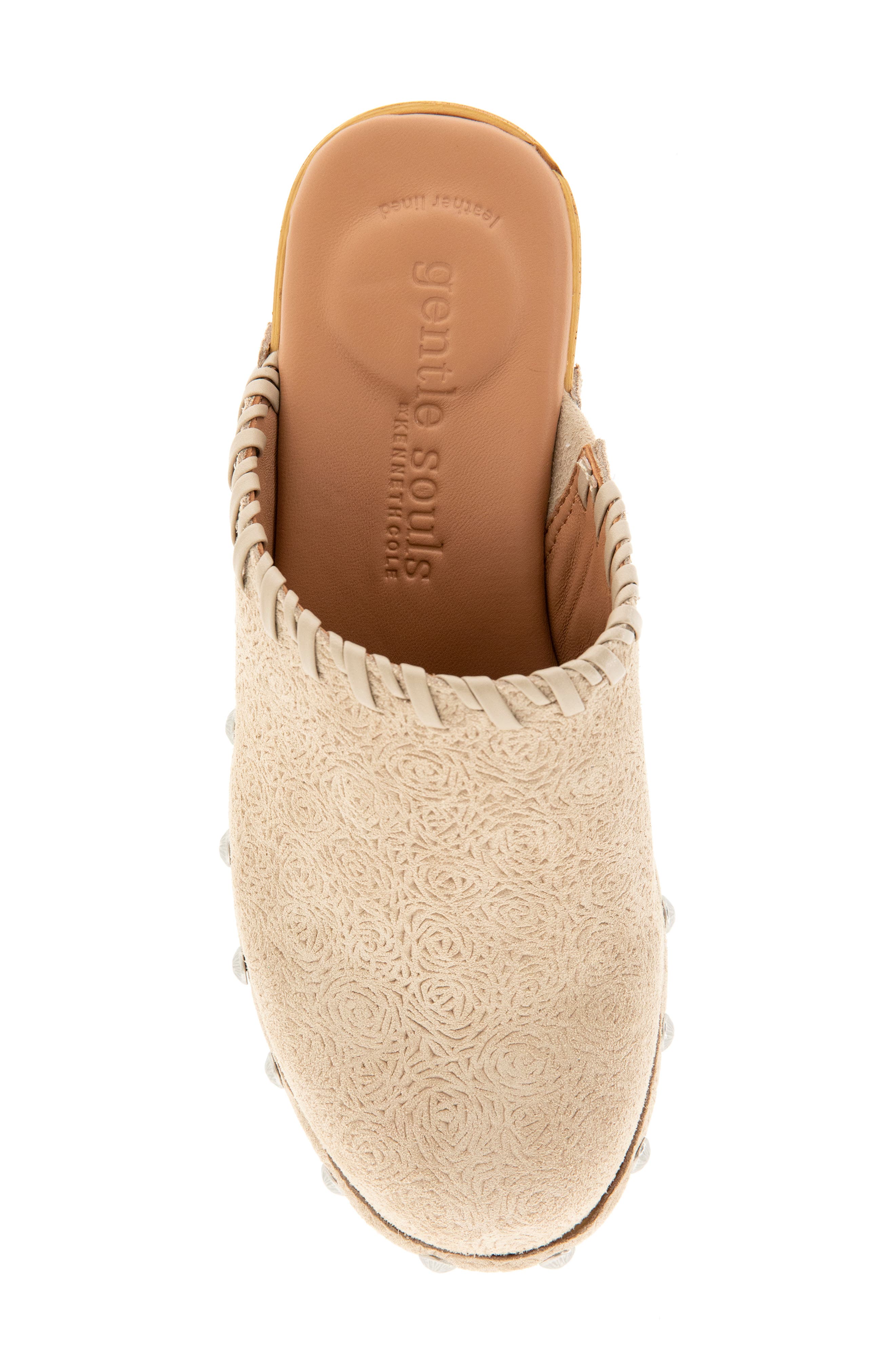 Daphine Clog, Alternate, color, WARM SAND SUEDE